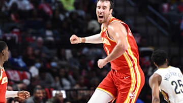 Atlanta Hawks. Mandatory Credit: Larry Robinson-USA TODAY Sports