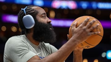 Philadelphia 76ers, James Harden (Photo by Scott Taetsch/Getty Images)