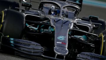 ABU DHABI, UNITED ARAB EMIRATES - DECEMBER 01: Valtteri Bottas driving the (77) Mercedes AMG Petronas F1 Team Mercedes W10 on track during the F1 Grand Prix of Abu Dhabi at Yas Marina Circuit on December 01, 2019 in Abu Dhabi, United Arab Emirates. (Photo by Charles Coates/Getty Images)