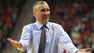 Dec 16, 2015; Las Vegas, NV, USA; Arizona Sun Devils head coach Bobby Hurley reacts to a call during a game against UNLV at Thomas & Mack Center. Mandatory Credit: Stephen R. Sylvanie-USA TODAY Sports