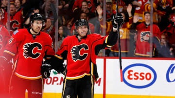 CALGARY, AB - NOVEMBER 22: Sven Baertschi