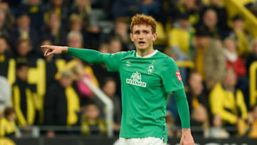 DORTMUND, GERMANY - SEPTEMBER 28: Josh Sargent of Werder Bremen gestures during the Bundesliga match between Borussia Dortmund and SV Werder Bremen at Signal Iduna Park on September 28, 2019 in Dortmund, Germany. (Photo by TF-Images/Getty Images)