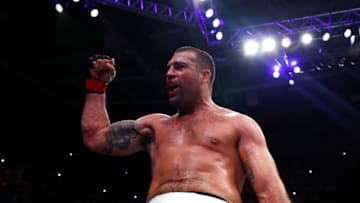 FORTALEZA, BRAZIL - MARCH 11: Mauricio Rua of Brazil celebrates his TKO victory over Gian Villante in their light heavyweight bout during the UFC Fight Night event at CFO - Centro de Forma?co Olimpica on March 11, 2017 in Fortaleza, Brazil. (Photo by Buda Mendes/Zuffa LLC/Zuffa LLC via Getty Images)