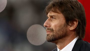 BAKU, AZERBAIJAN - NOVEMBER 22: Antonio Conte, Manager of Chelsea looks on prior to the UEFA Champions League group C match between Qarabag FK and Chelsea FC at Baki Olimpiya Stadionu on November 22, 2017 in Baku, Azerbaijan. (Photo by Francois Nel/Getty Images)