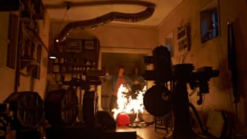 ONE OF US IS LYING -- “TBD” Episode 201 -- Pictured: (l-r) Cooper van Grootel as Nate, Marianly Tejada as Bronwyn (Matt Groesch/Peacock)