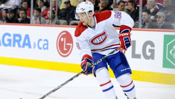 MONTREAL, CANADA - MARCH 14: Yannick Weber #68 of the Montreal Canadiens (Photo by Richard Wolowicz/Getty Images)