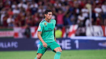 James Rodriguez of Real Madrid (Photo by Aitor Alcalde/Getty Images)