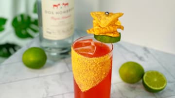 The Spicy Amigo featuring Dos Hombres and PopCorners, photo provided by Dos Hombres