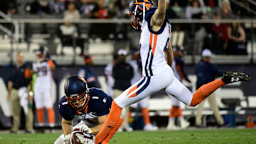 ORLANDO, FLORIDA - MARCH 16: Elliott Fry #2 of the Orlando Apollos kicks a field goal during the second quarter of the Alliance of American Football game against the Arizona Hotshots at Spectrum Stadium on March 16, 2019 in Orlando, Florida. (Photo by Julio Aguilar/AAF/Getty Images)
