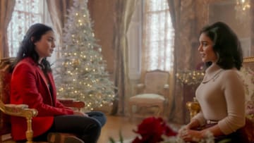 The Princess Switch: Switched Again. Vanessa Hudgens as Stacy / Margaret / Fiona in The Princess Switch: Switched Again. Cr. Mark Mainz/NETFLIX © 2020