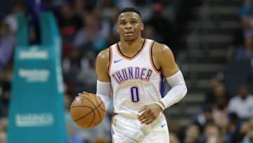Oklahoma City Thunder Russell Westbrook. Photo by Streeter Lecka/Getty Images)