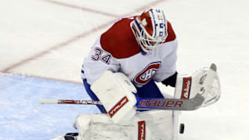 Dec 14, 2021; Pittsburgh, Pennsylvania, USA; Montreal Canadiens Jake Allen. Mandatory Credit: Charles LeClaire-USA TODAY Sports