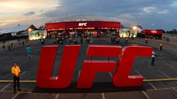 Sep 24, 2016; Brasilia, Brazil; A general outside the venue before UFC Fight Night at Nilson Nelson Gymnasium. Mandatory Credit: Jason Silva-USA TODAY Sports