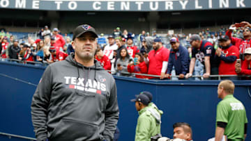 SEATTLE, WA - OCTOBER 29: Houston Texans head coach Bill O'Brien walks onto the field before the game against the Seattle Seahawks at CenturyLink Field on October 29, 2017 in Seattle, Washington. (Photo by Otto Greule Jr/Getty Images)