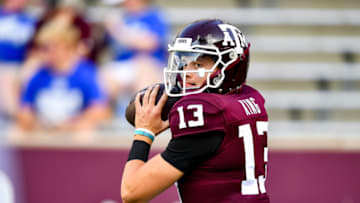 Haynes King, Texas A&M football Mandatory Credit: Maria Lysaker-USA TODAY Sports