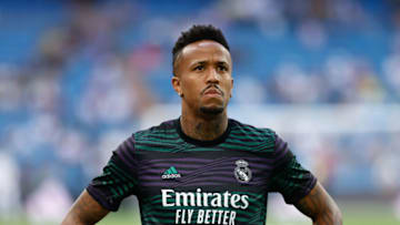 MADRID, SPAIN - JUNE 04: Eder Militao of Real Madrid looks on during the La Liga match between Real Madrid and Athletic Bilbao at Santiago Bernabeu Stadium on June 04, 2023, in Madrid, Spain. (Photo by Tabitha Anghel/Anadolu Agency via Getty Images)