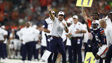 Before Hugh Freeze, Kevin Steele was the last Auburn football coach to visit a high school with recruits on the Tigers' roster (Photo by Ronald Martinez/Getty Images)