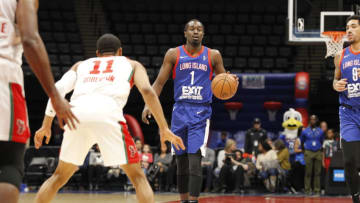 Long Island Nets Brooklyn Nets Theo Pinson. Mandatory Copyright Notice: Copyright 2018 NBAE (Photo by David Saffran/NBAE via Getty Images)