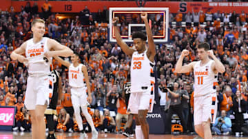 Elijah Hughes, Syracuse basketball (Mandatory Credit: Mark Konezny-USA TODAY Sports)