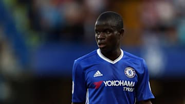 LONDON, ENGLAND - AUGUST 15: Ngolo Kante of Chelsea during the Premier League match between Chelsea and West Ham United at Stamford Bridge on August 15, 2016 in London, England. (Photo by Catherine Ivill - AMA/Getty Images)
