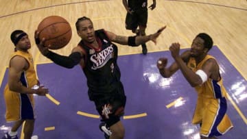 Allen Iverson | Philadelphia 76ers (Photo credit should read JEFF HAYNES/AFP via Getty Images)