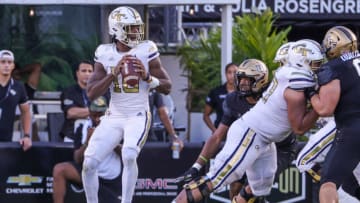 Georgia Tech Yellow Jackets quarterback Jeff Sims (Mike Watters-USA TODAY Sports)