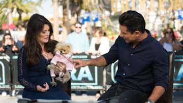 Lisa Vanderpump and Giggy (Photo by Noel Vasquez/Getty Images)