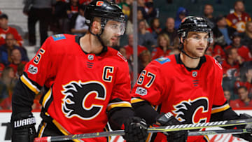 CALGARY, AB - OCTOBER 29: Mark Giordano