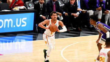 Trae Young #11 of the Atlanta Hawks (Photo by Scott Cunningham/NBAE via Getty Images)
