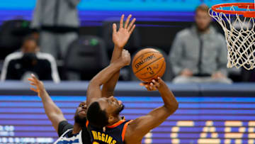 Former Minnesota Timberwolves wing Andrew Wiggins hasn't changed much since going to the Golden State Warriors. (Photo by Ezra Shaw/Getty Images)