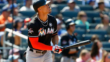 NEW YORK, NY - AUGUST 20: Giancarlo Stanton (Photo by Jim McIsaac/Getty Images)