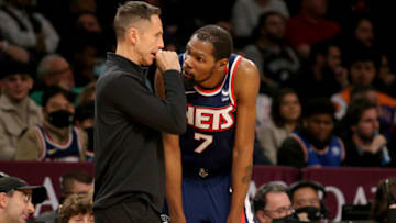 Brooklyn Nets, Kevin Durant. Mandatory Credit: Brad Penner-USA TODAY Sports