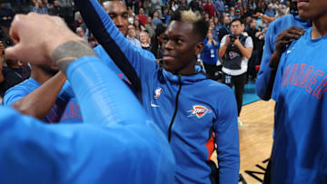 OKC Thunder Dennis Schroder (Photo by Zach Beeker/NBAE via Getty Images)