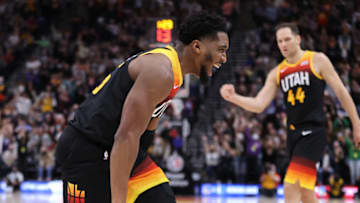 Utah Jazz guard Donovan Mitchell (Rob Gray-USA TODAY Sports)