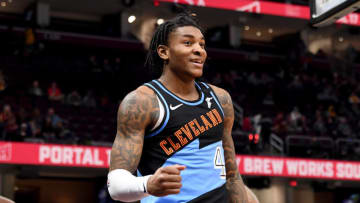 Kevin Porter Jr. #4 of the Cleveland Cavaliers could start over with the Detroit Pistons. (Photo by Jason Miller/Getty Images)