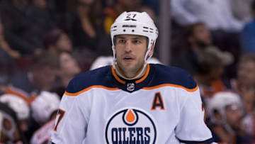 VANCOUVER, BC - OCTOBER 7: Milan Lucic. (Photo by Rich Lam/Getty Images)