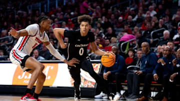 Cincinnati Bearcats guard Daniel Skillings against Detroit Mercy Titans at Fifth Third Arena. The Enquirer.