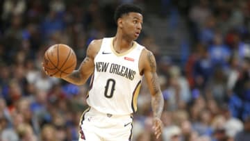 Nickeil Alexander-Walker #0 of the New Orleans Pelicans . (Photo by Ron Jenkins/Getty Images)