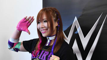 TOKYO,JAPAN - JUNE 29: Kairi Sane poses for photographs prior to the WWE Live Tokyo at Ryogoku Kokugikan on June 29, 2019 in Tokyo, Japan. (Photo by Etsuo Hara/Getty Images)