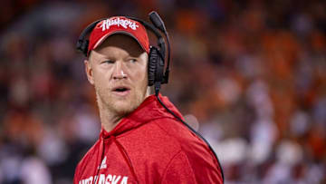 CHAMPAIGN, IL - SEPTEMBER 21: Head coach Scott Frost of the Nebraska Cornhuskers is seen during the game against the Nebraska Cornhuskers at Memorial Stadium on September 21, 2019 in Champaign, Illinois. (Photo by Michael Hickey/Getty Images)