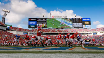 JACKSONVILLE, FL - OCTOBER 29: A general view of Jacob Eason