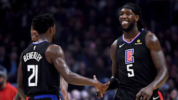 LA Clippers Patrick Beverley and Montrezl Harrell (Photo by Harry How/Getty Images)