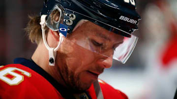 SUNRISE, FL - FEBRUARY 28: Jussi Jokinen. (Photo by Eliot J. Schechter/NHLI via Getty Images)