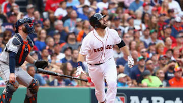 BOSTON, MA - OCTOBER 08: Mitch Moreland