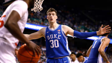 Duke basketball forward Kyle Filipowski (Photo by Lance King/Getty Images)