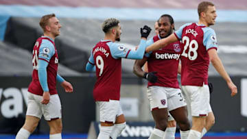 Michail Antonio, West Ham. (Photo by ANDREW BOYERS/POOL/AFP via Getty Images)