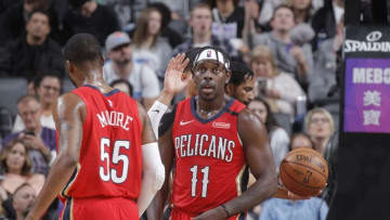 SACRAMENTO, CA - JANUARY 4: Jrue Holiday #11 of the New Orleans Pelicans Copyright 2020 NBAE (Photo by Rocky Widner/NBAE via Getty Images)