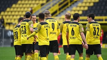 Borussia Dortmund will be in pot two for the Champions League group stage draw (Photo by INA FASSBENDER/POOL/AFP via Getty Images)