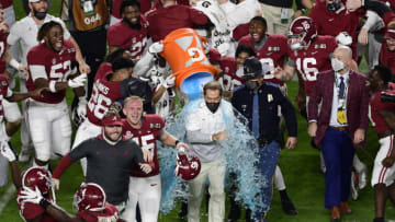 Nick Saban, Alabama football. Mandatory Credit: Douglas DeFelice-USA TODAY Sports