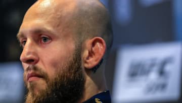 RIO DE JANEIRO, BRAZIL - MAY 10: UFC men's bantamweight contender Brian Kelleher of the United States speaks to the media during Ultimate Media Day on May 10, 2018 in Rio de Janeiro, Brazil. (Photo by Buda Mendes/Zuffa LLC/Zuffa LLC via Getty Images)